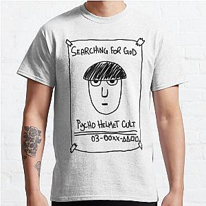 Mob Psycho 100 T-Shirts - Psycho Helmet Cult - Mob Psycho 100  Classic T-Shirt RB1710 [ID1022]