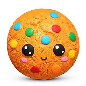 Bean Biscuit Squishy Mochi Fidget Toy For Stress Relief