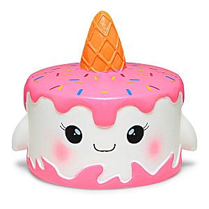 New Cute Birthday Cake Squishy Mochi Fidget Toy For Stress Relief