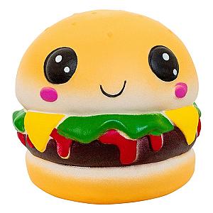 Hum Burger Squishy Mochi Fidget Toy For Stress Relief