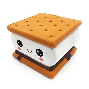 Sandwich Biscuit Squishy Mochi Fidget Toy For Stress Relief