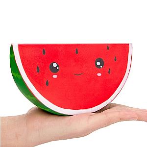 Water Melon Squishy Mochi Fidget Toy For Stress Relief