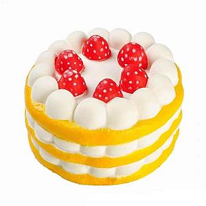 Birthday Cake Squishy Mochi Fidget Toy For Stress Relief
