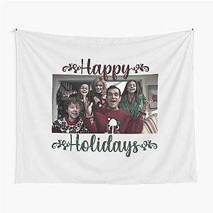 Dunphy family from Modern Family Happy Holidays greeting card     Tapestry