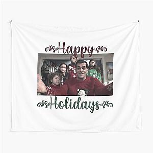 Dunphy family from Modern Family Happy Holidays greeting card    Tapestry