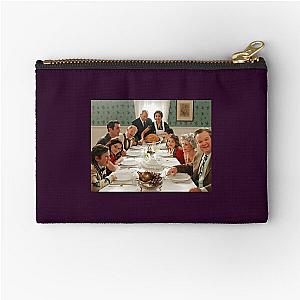 Modern family thanksgiving  	 	 Zipper Pouch