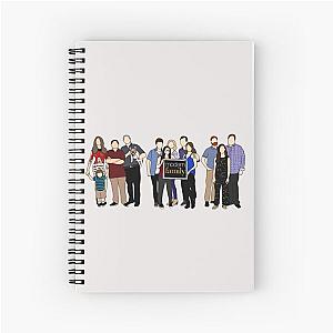 Modern family Spiral Notebook