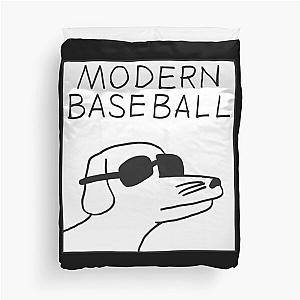 modern baseball dog funny meme Duvet Cover