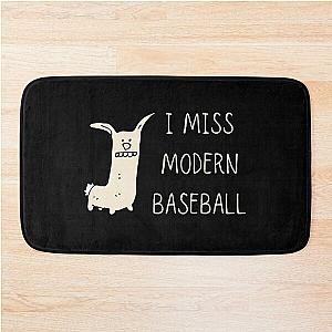 I Miss Modern Baseball Funny Dog Bath Mat