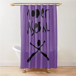 modern baseball 	 	 Shower Curtain