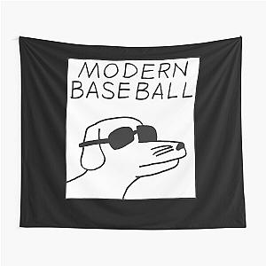 modern baseball dog funny meme Tapestry