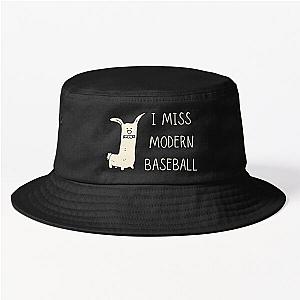 I Miss Modern Baseball Funny Dog Bucket Hat