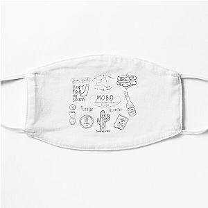 modern baseball flash sheet Flat Mask