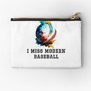 I miss modern baseball t-shirt Zipper Pouch