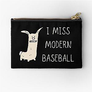 I Miss Modern Baseball Funny Dog Zipper Pouch
