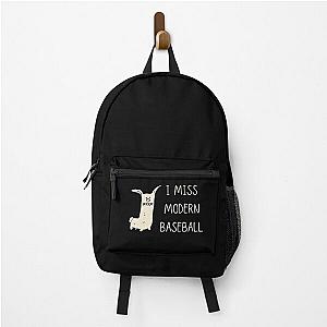 I Miss Modern Baseball Funny Dog Backpack