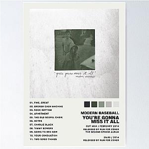 Modern Baseball You're Gonna Miss It All Poster