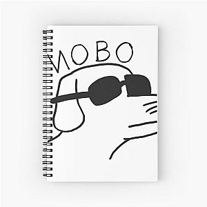 Modern baseball Flag Spiral Notebook