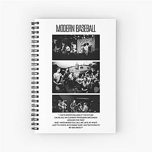 Modern Baseball Classic Vintage Spiral Notebook