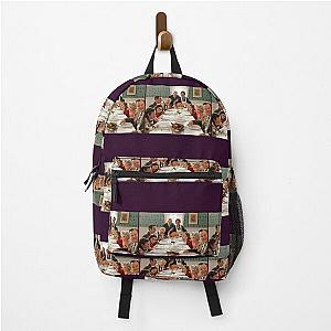 Modern family thanksgiving  	 	 Backpack