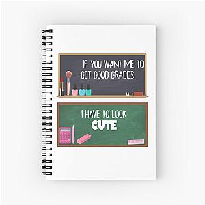 Modern Family Haley Dunphy - Good Grades Look Cute Spiral Notebook