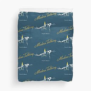 Modern Talking Black Essential Duvet Cover