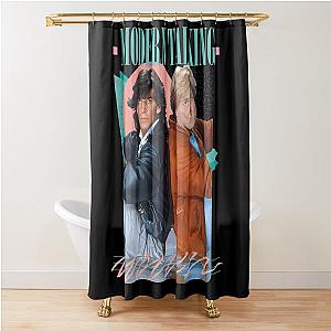 Modern Talking  80s Fan Design Shower Curtain