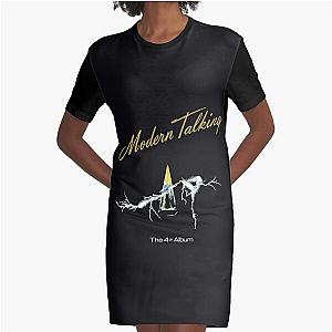 Modern Talking Black Essential Graphic T-Shirt Dress