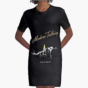 Modern Talking The 4th Album Graphic T-Shirt Dress