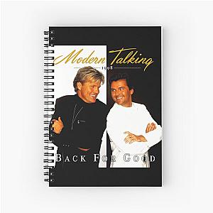 Retro Love Modern Talking Music Spiral Notebook