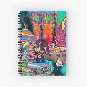 Modest Mouse Psychedelic Design Spiral Notebook