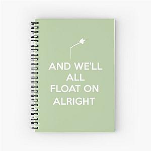 Modest Mouse Float On T-Shirt Spiral Notebook