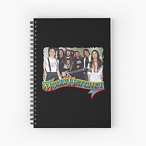 molly hatchet molly blue shirt Spiral Notebook