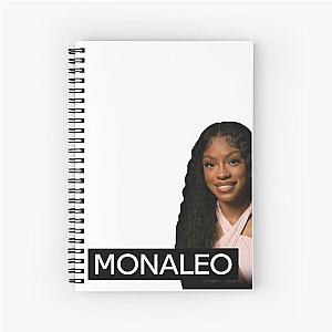 Monaleo portrait photo Spiral Notebook