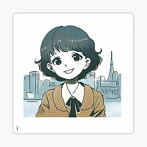 Tokyo from Money Heist Cartoon Style Sticker