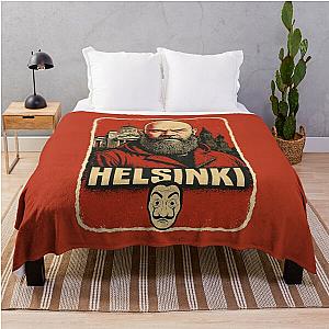 Helsinki - Money Heist Fanart Throw Blanket