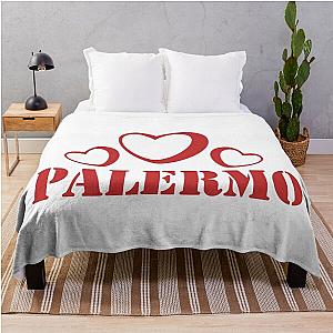Money Heist Palermo Love Red Throw Blanket