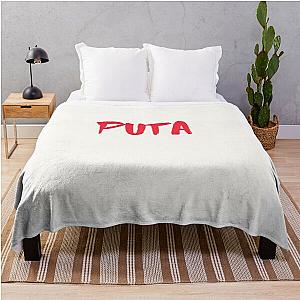 Puta Money Design Throw Blanket