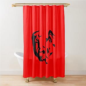 Money Heist Black Mask Shower Curtain