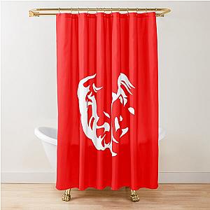 Money Heist White Mask Shower Curtain