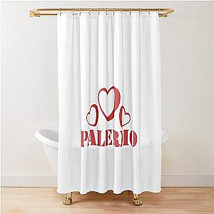 Money Heist Palermo Love Red Shower Curtain