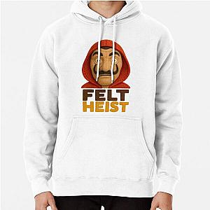 Dalí Plush Mask - Money Heist Fanart Pullover Hoodie