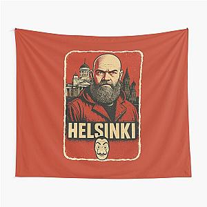 Helsinki - Money Heist Fanart Tapestry