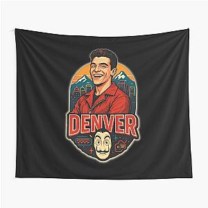 Denver Money Heist Fanart Tapestry