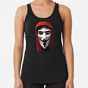 Money Heist Mask Racerback Tank Top