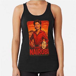 Nairobi in Nairobi Money Heist Korea Fanart Racerback Tank Top