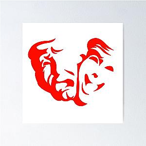 Money Heist Red Mask Poster