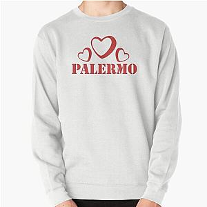 Money Heist Palermo  Red Text Pullover Sweatshirt