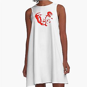 Money Heist Red A-Line Dress