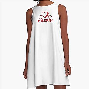 Money Heist Palermo Love Red A-Line Dress